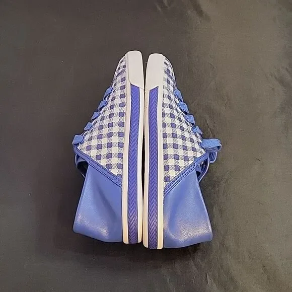 BRAND NEW ISAAC MIZRAHI MIZRAHI LIVE! LACE-UP GINGHAM SNEAKERS - Picture 12 of 14